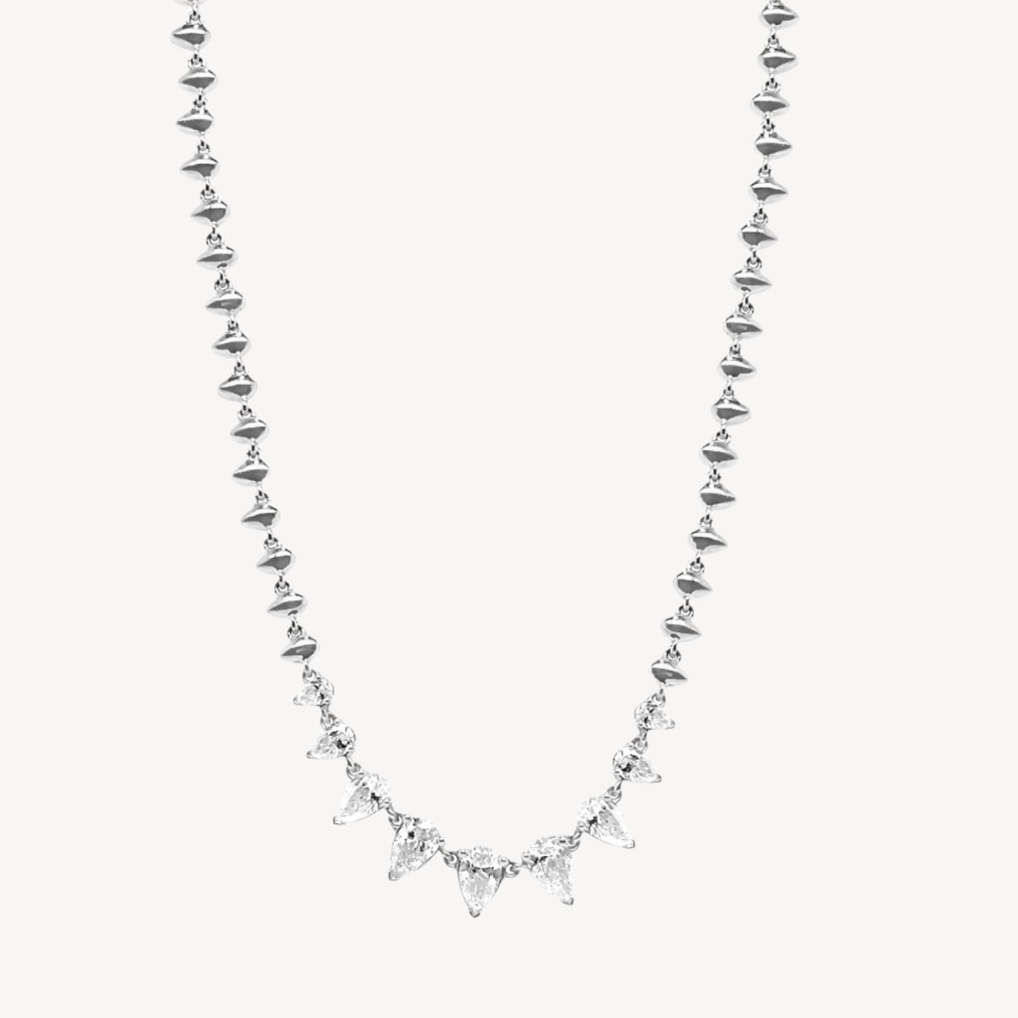 Celeste Pear Diamond Necklace