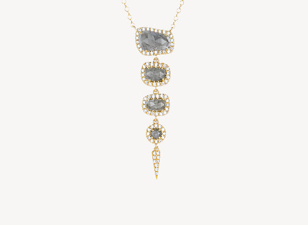 Labradorite Aurora Cascade Necklace