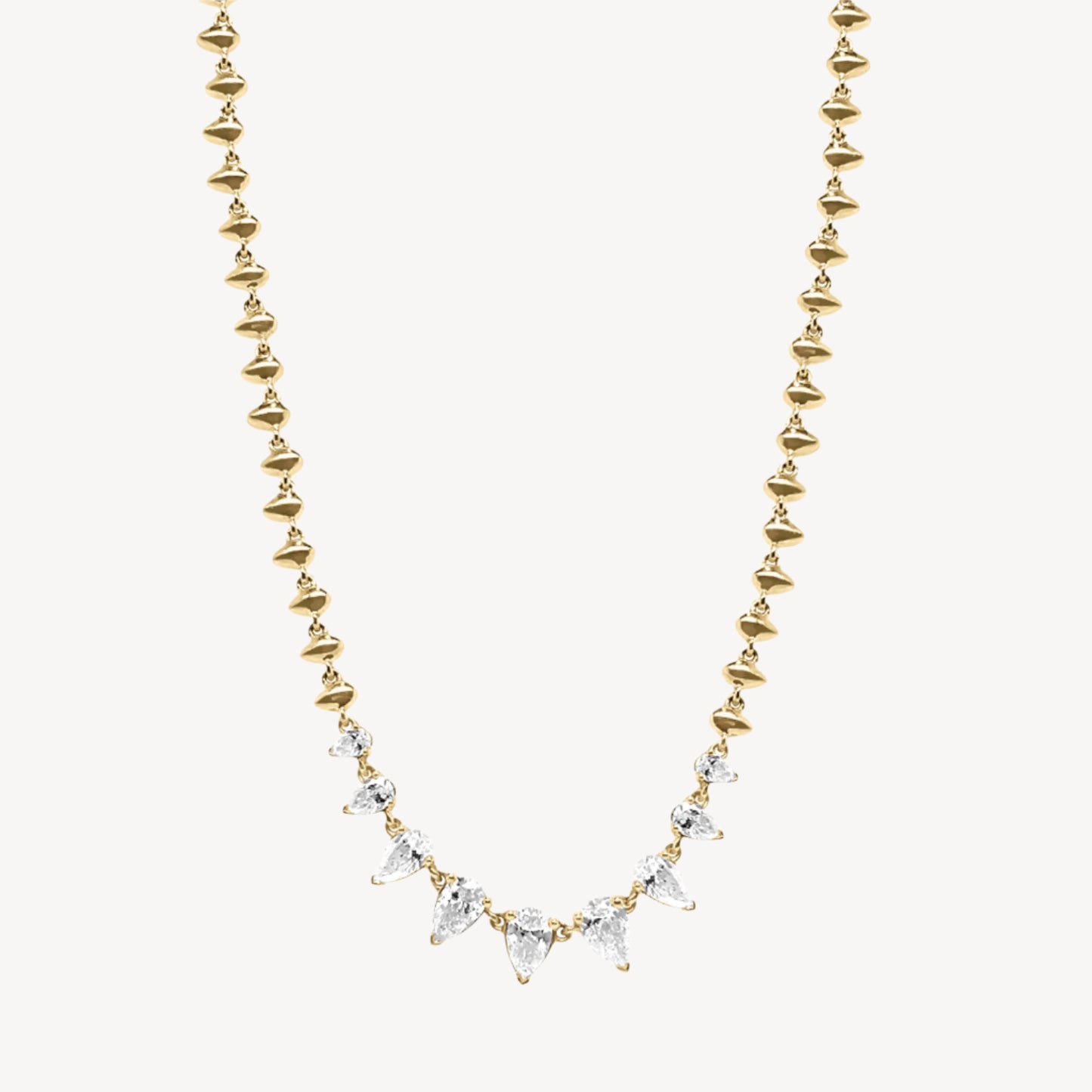Celeste Pear Diamond Necklace