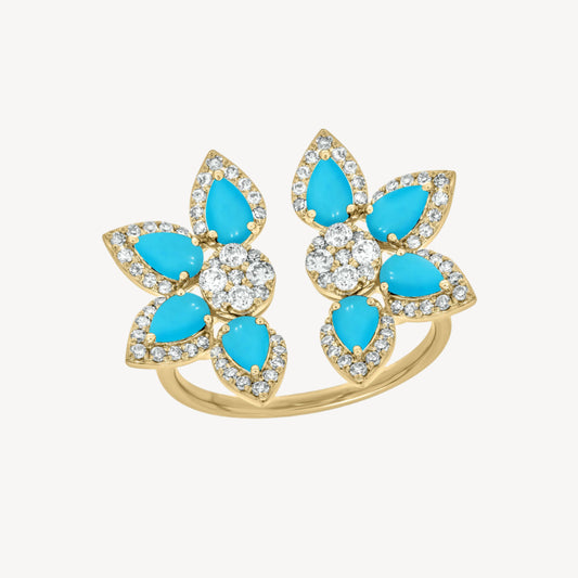 Divided Flower Ring