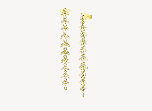 Leaf Drop Earrings