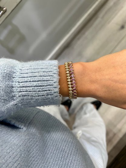 Pink Pear Bracelet