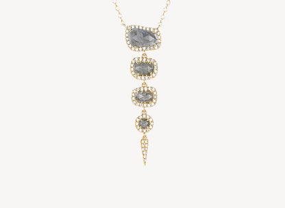 Labradorite Aurora Cascade Necklace