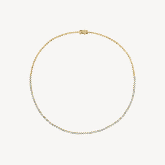 Halfway Tennis Necklace